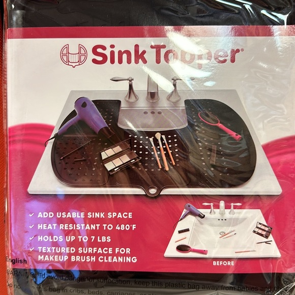 Sink topper silicone rubber
